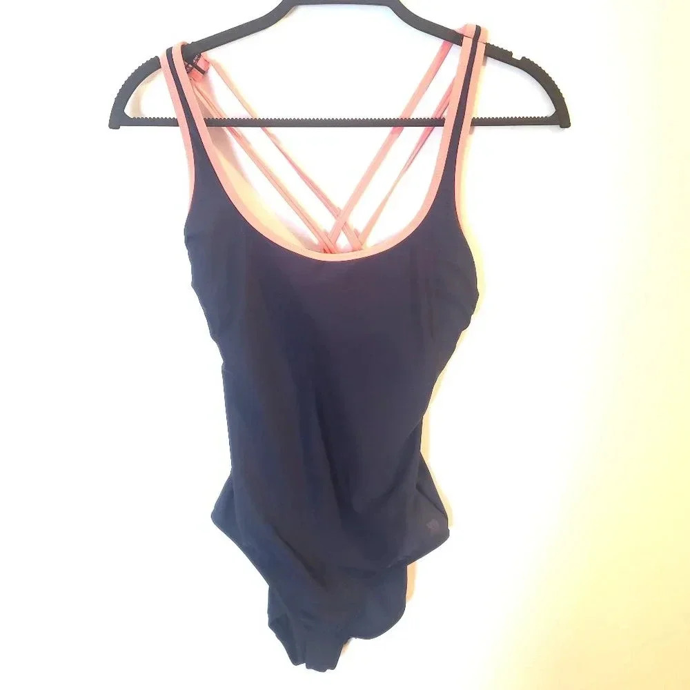 All In Motion Blue One Piece Swim Suit